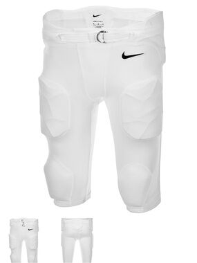 Youth Nike White Recruit Integrated Football Pants Size Large